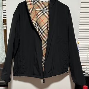 Black Jacket with Plaid Lining